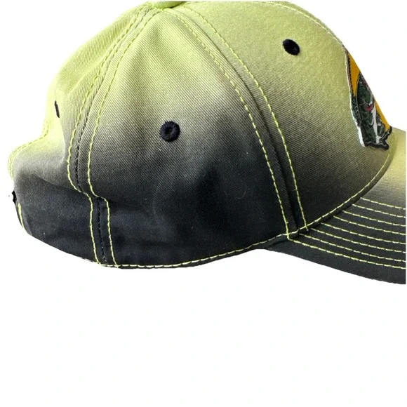 Bass Pro Shop Baseball Cap Adjustable Green Black Faded NEW Fishing Hat - Picture 6 of 10